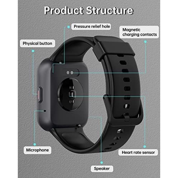 VRPEFIT Smart Watch for Men and Women[Answer/Make Call], 1.7/'' Touchscreen - Image 9