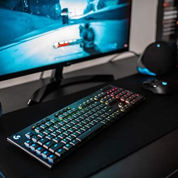 Logitech G915 Mechanical Gaming Keyboard, Low Profile GL Linear Key Switch - Image 7