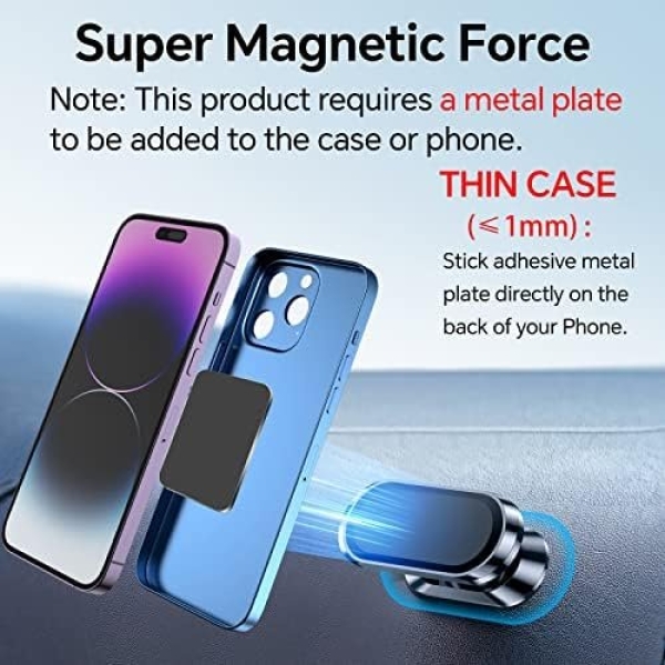 Magnetic Phone Mount for Car - Upgrade 8X Magnets - Image 5