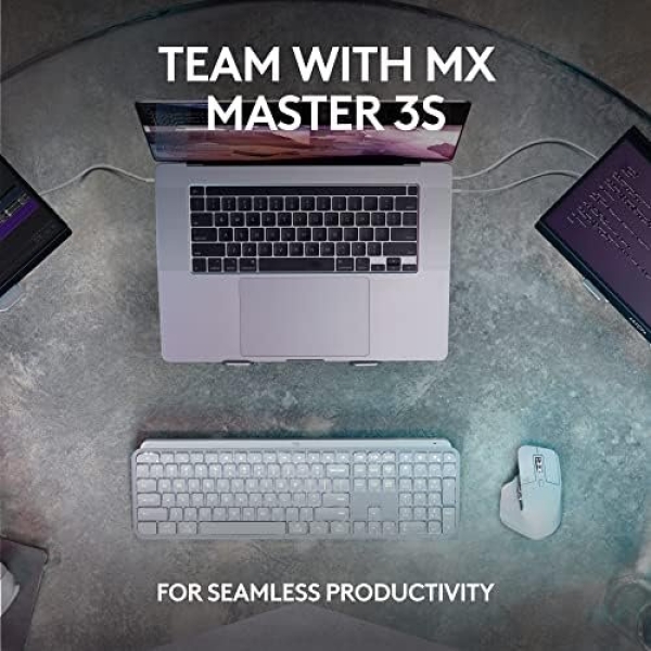 Logitech MX Keys S Wireless Keyboard, Low Profile, Quiet Typing, Backlighting - Image 9