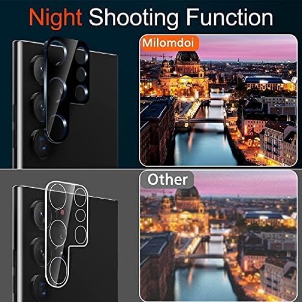 Milomdoi [3+3 Pack] for Samsung Galaxy S23 Ultra Screen Protector [Not Glass] - Image 7