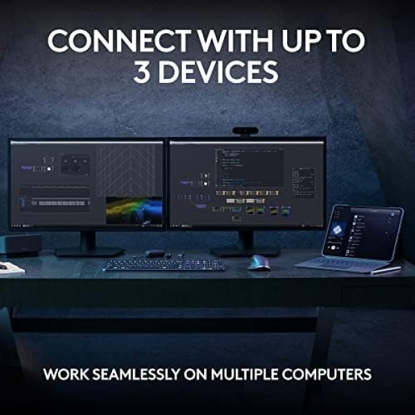 Logitech MX Keys S Wireless Keyboard, Low Profile, Quiet Typing, Backlighting - Image 11