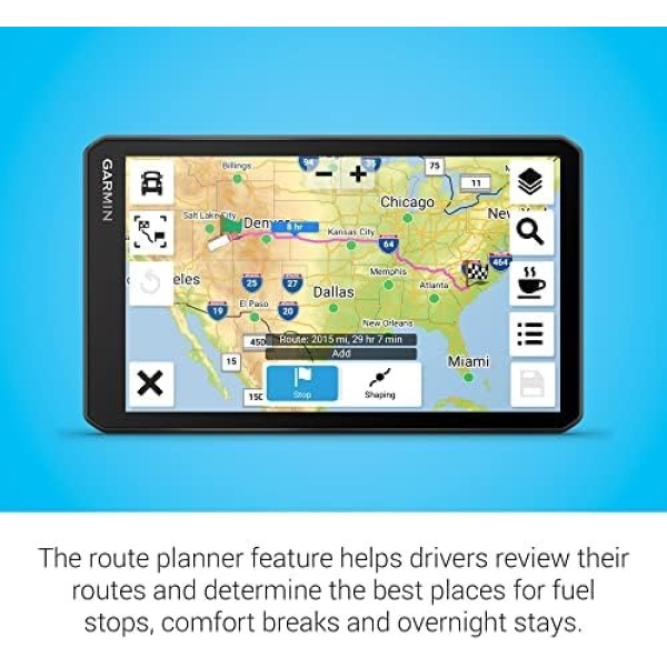 Garmin dēzl OTR710, Large, Easy-to-Read 7” GPS Truck Navigator, Custom Truck - Image 6