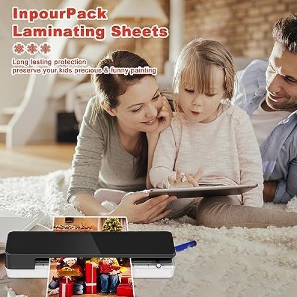 InpourPack Laminating Pouches, 3 Mil Clear Thermal Laminating - Image 7