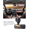 3 Channel Dash Cam Front and Rear Inside Dash Camera for Cars 2K+1080P+1080P - Image 7