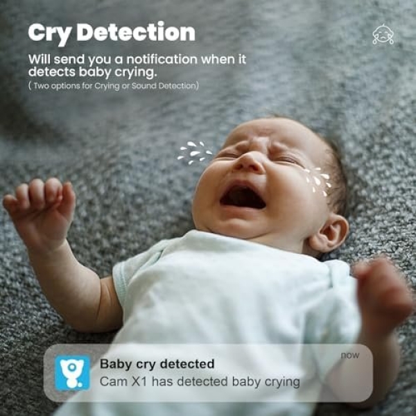litokam Indoor Security Camera 360° Motion Tracking, Pet Camera - Image 9