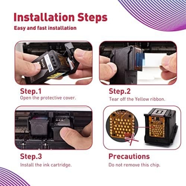 HOTCOLOR PG-243 CL-244 Replacement for Canon Ink cartridges 243 and 244 - Image 6