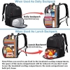 Extra Large Backpack for Men 50L, Insulated Cooler Lunch Box Backpack, 17inch - Image 4