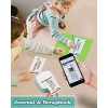 Memoking Label Makers - T02 Mini Portable Small Printer with 3 Rolls Paper - Image 2