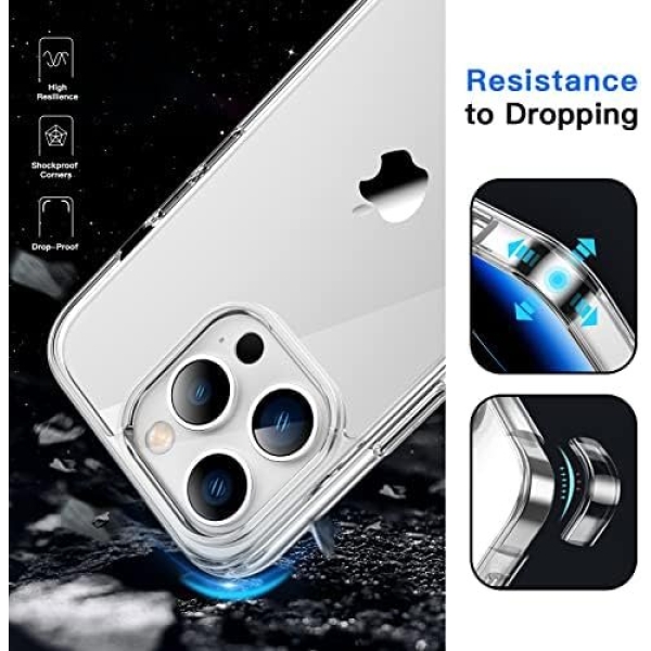 JETech Case for iPhone 14 Pro 6.1-Inch, Non-Yellowing Shockproof Phone Bumper - Image 6