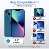 LK 3 Pack iPhone 13 Screen Protector with 3 Pack Camera Lens Protector - Image 2