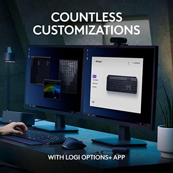 Logitech MX Keys S Wireless Keyboard, Low Profile, Quiet Typing, Backlighting - Image 8