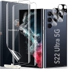 LK 2 + 2 screen protectors compatible with Samsung Galaxy S22 Ultra 5G
