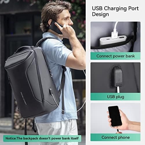 MARK RYDEN Business Backpack for Men, Waterproof High Tech Backpack - Image 3