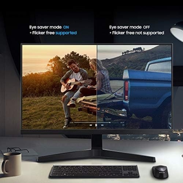 SAMSUNG 27" T35F Series FHD 1080p Computer Monitor, 75Hz, IPS Panel, HDMI, VGA - Image 7
