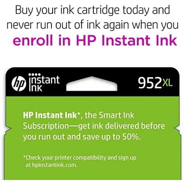 HP 952XL Black High-yield Ink Cartridge | Works with HP OfficeJet 8702, HP - Image 3
