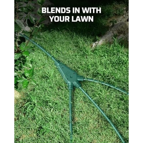 DEWENWILS Outdoor Extension Cord 1 to 3 Splitter for Christmas, 3 Prong Outlets - Image 7